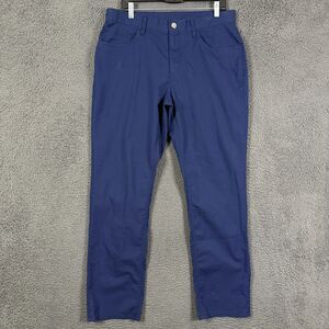 Brooks Brothers Pants Mens 34x32 Blue Straight Fit Golf Pant Stretch Lightweight